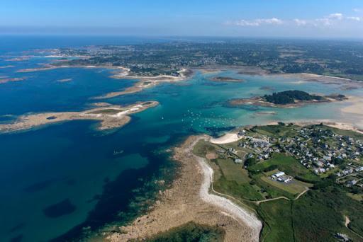 Ferienwohnung T2 Neuf Et Luxueux Bord De Mer Pleumeur-Bodou Exterior foto